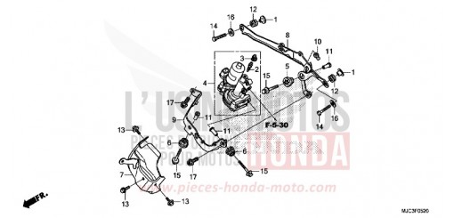FRONT POWER UNIT (CBR600RA) CBR600RAD de 2013